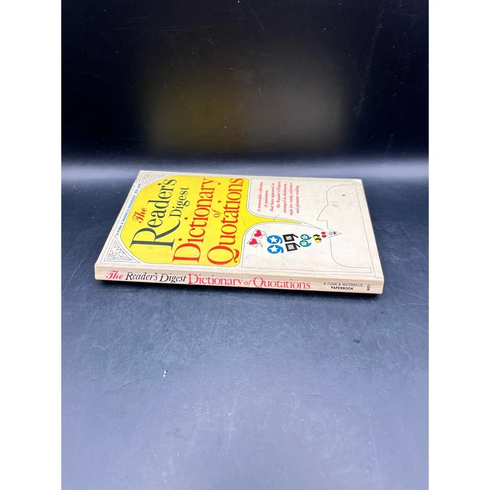 Vtg The Readers Digest Dictionary of Quotations Paperbac Quotes‎ Funk Wagnalls